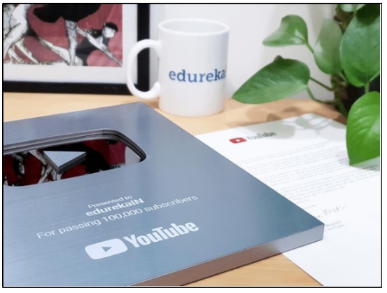 1 Million YouTube subscribers playbutton | Edureka | Edureka Blogs