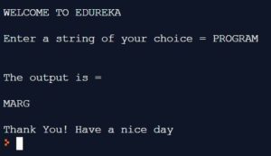 Output - Why Python - Edureka