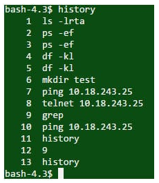 history - unix interview questions - edureka