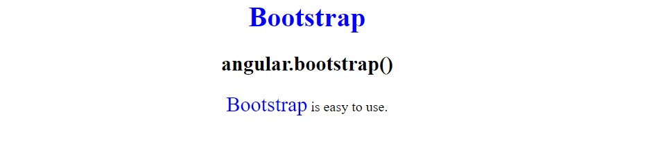 Output - AngularJS Bootstrap - Edureka