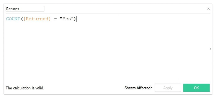 calculated field - Pareto chart in Tableau - Edureka