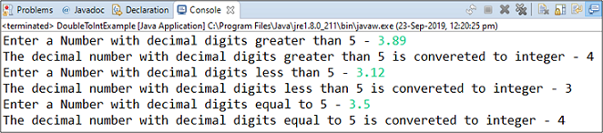 MathRound Output - Convert Double to Int - Edureka