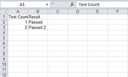 Output- Read and write Excel and CSV file in Java- Edureka