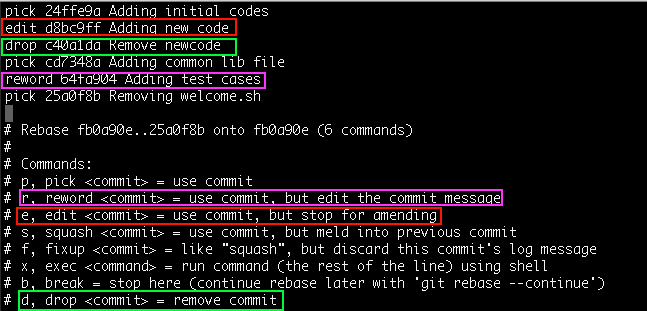 re-arrange and edit commit logs- common git mistakes -Edureka