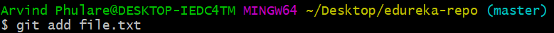 git add