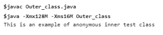 Anonymous Class Java - Edureka
