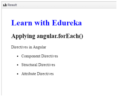 foreach in Angular - Edureka