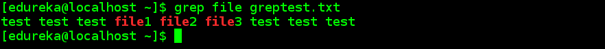$ grep <flag or element_to_search> {filename} syntax