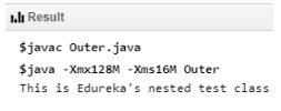 Nested class static - Edureka
