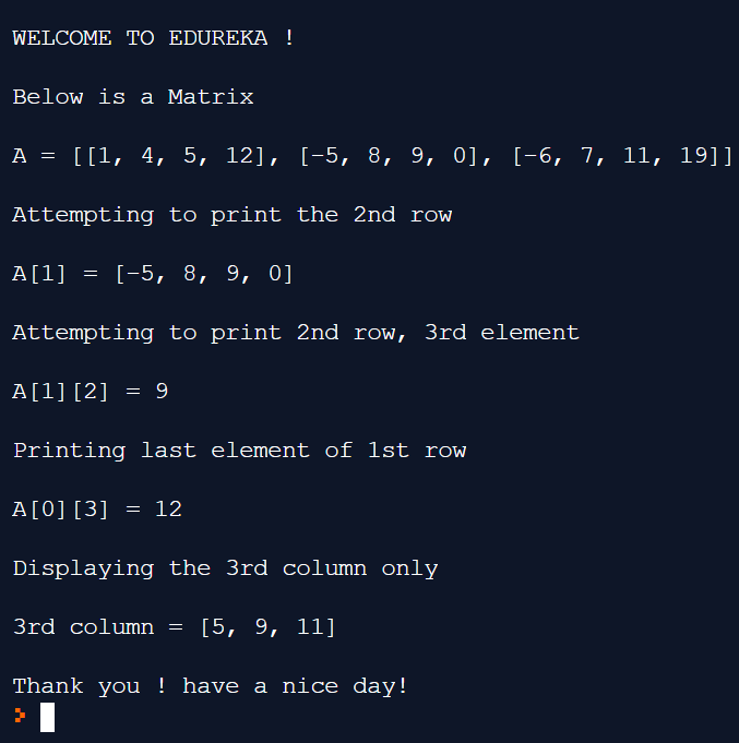 unique matrix in python assignment expert