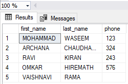 table - concatenate sql - edureka