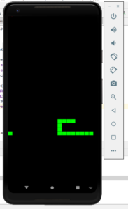Snake output-Android Projects-Edureka