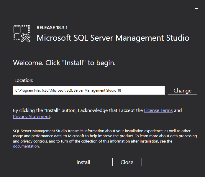 setup - sql server management studio - edureka