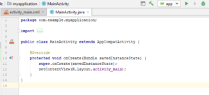 mainactivity-How to install Android Studio-Edureka