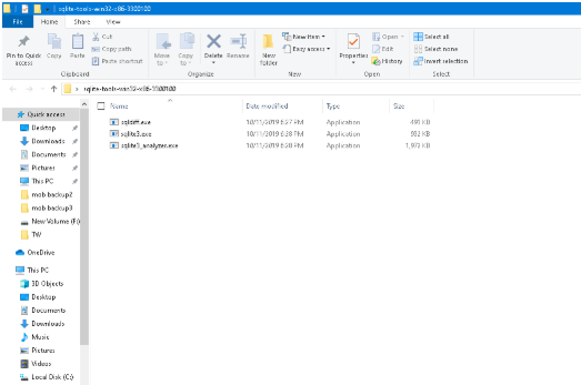 Sqlite installation step 5 - Edureka