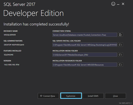 Choose Instance Name - SQL Server Tutorial - Edureka