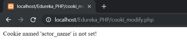 Cookie modify - Edureka
