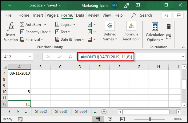 Month function2 Excel-Excel functions-Edureka