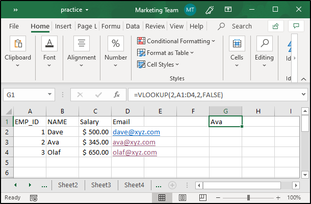 VLOOKUP excel-Edureka