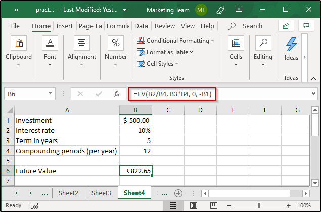 compund interest excel-edureka