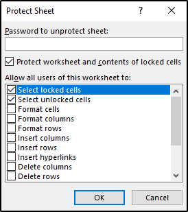 Protect sheet-Excel-Edureka