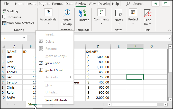 Workbook protection3-Edureka