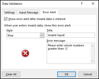 error data validation excel-Edureka