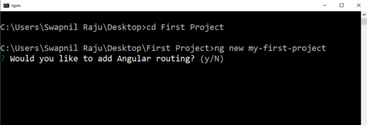Angular New Project - Angular CLI - Edureka