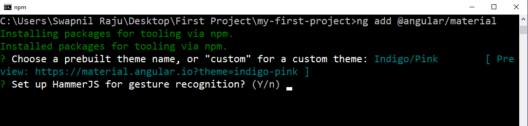 HammerJS - Angular CLI - Edureka