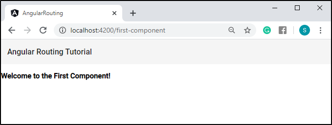 First Component Page - Angular Routing - Edureka