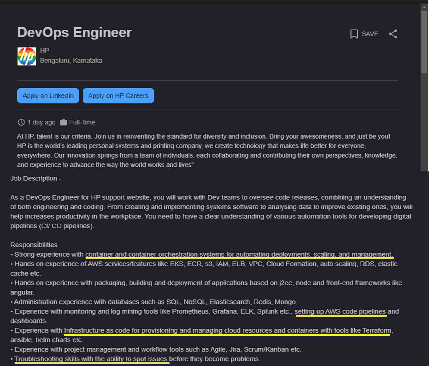 DevOps engineer