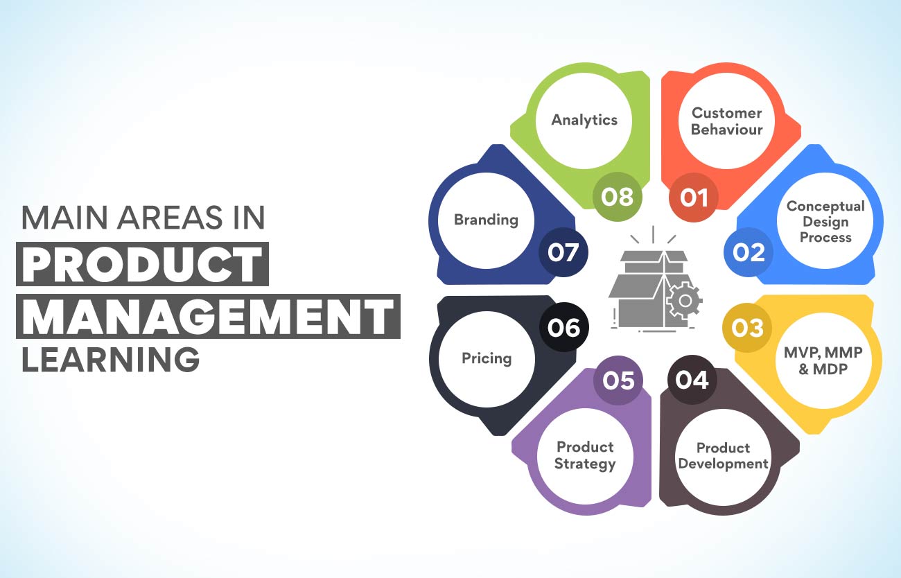 Main Areas in Product Management Learning 