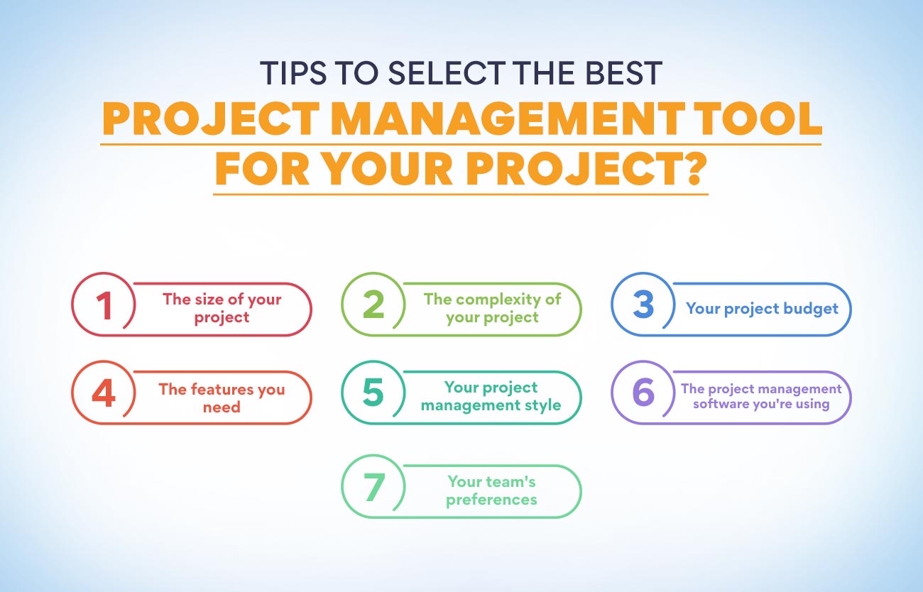 Tips to select the best project management tool for your project 