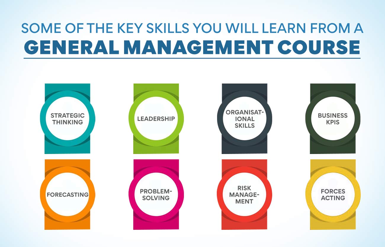 Some of the Key skills ypu will Learn From a General Management Course?