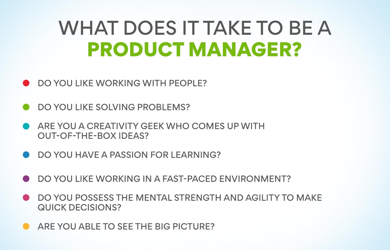 What does it take to be a product manager?