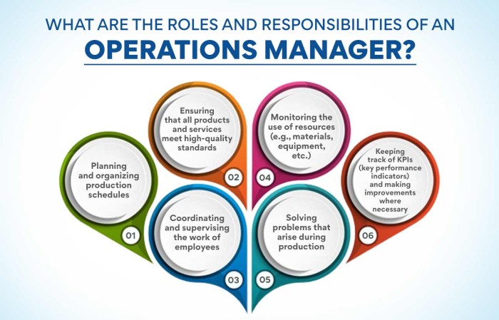 What are the roles and responsibilities of an Operations Manager?