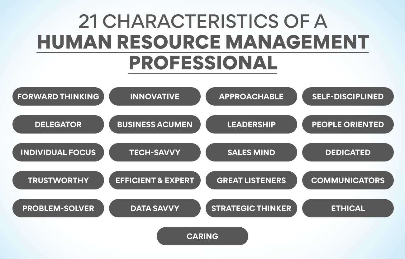 21 Characteristics of a Human Resource Management Professional