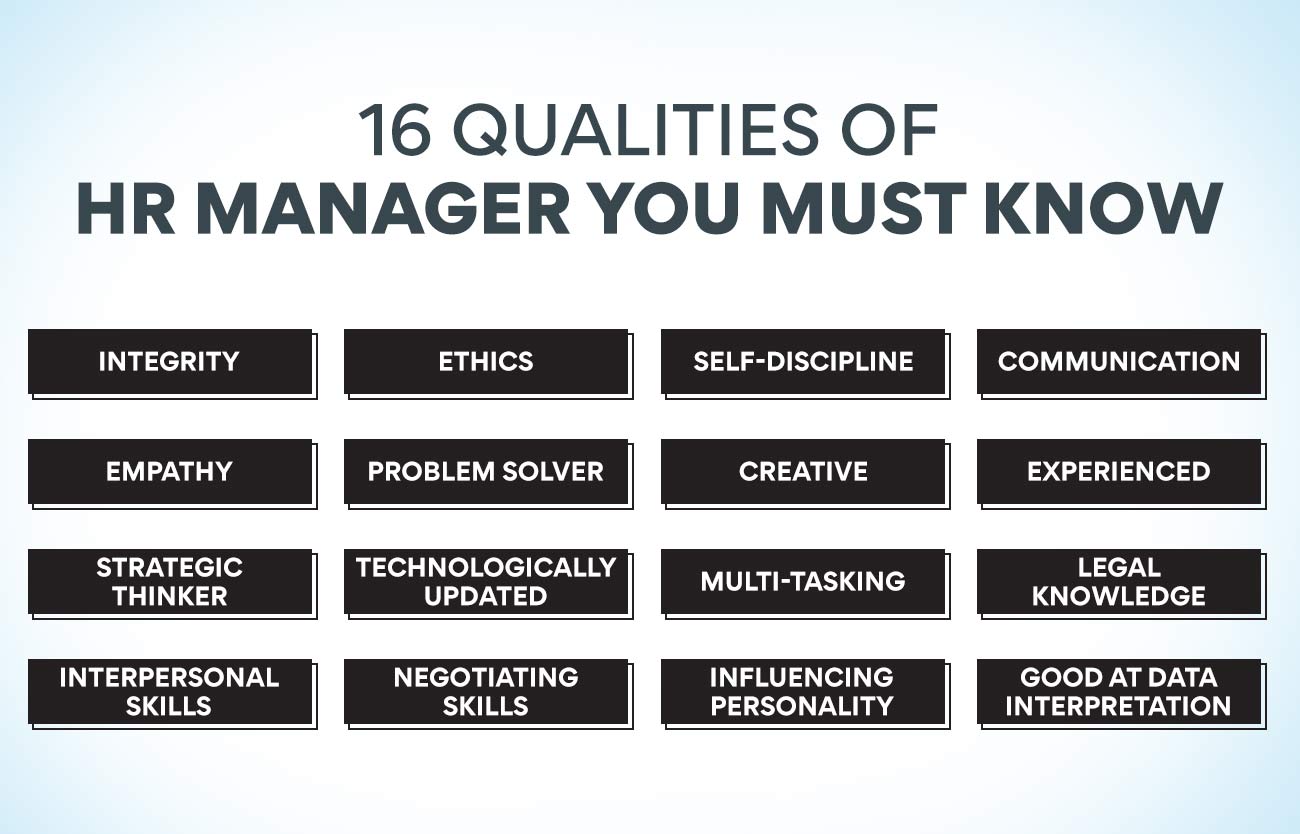 16 Qualities of HR Manager 