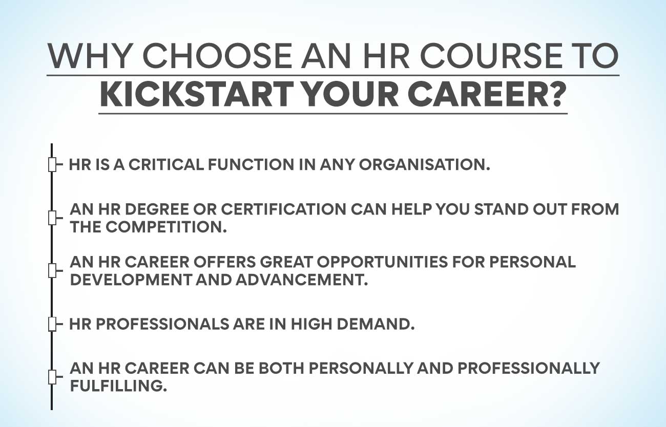 Why choose an HR course to kickstart your career?