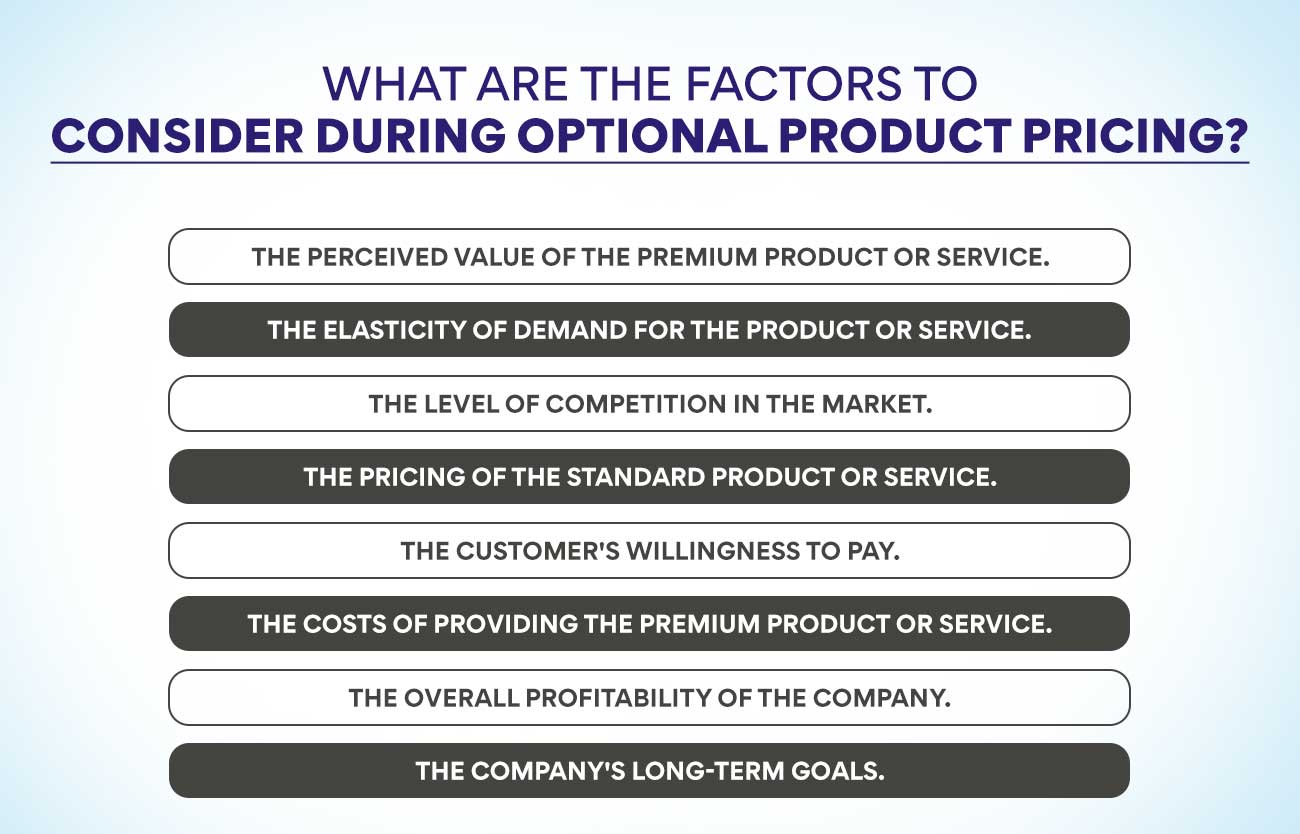 What Are The Factors To Consider During Optional Product Pricing?