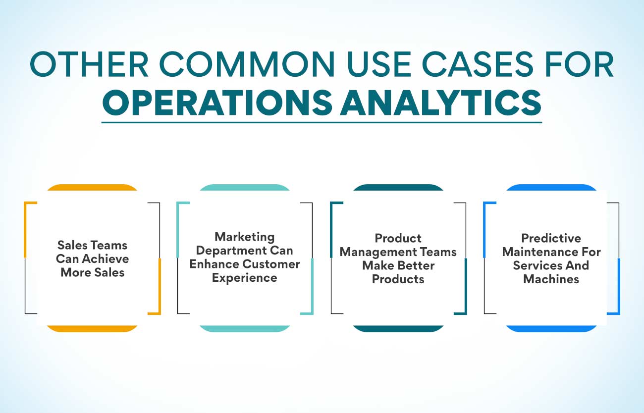 other common use cases for operations analytics