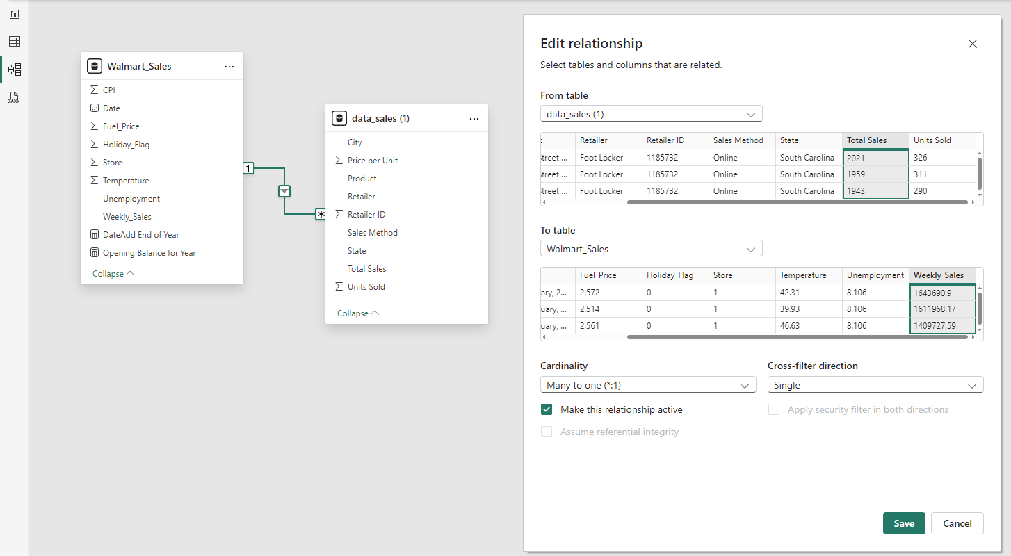 Edit Relationship