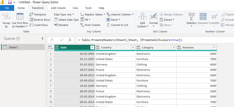 Group Data in Power BI