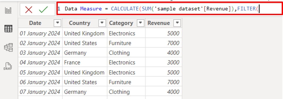 type of calculation