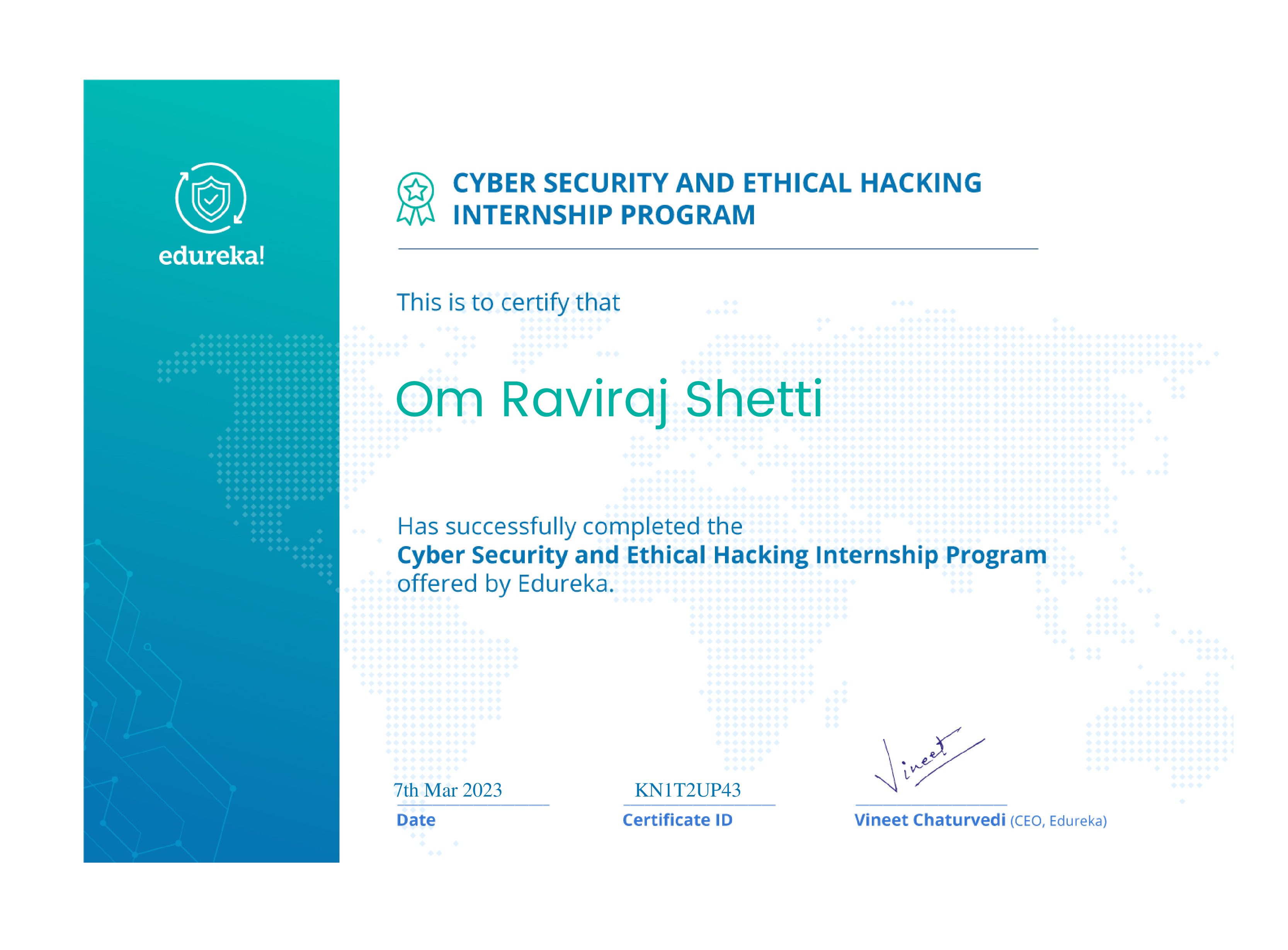 certificate!