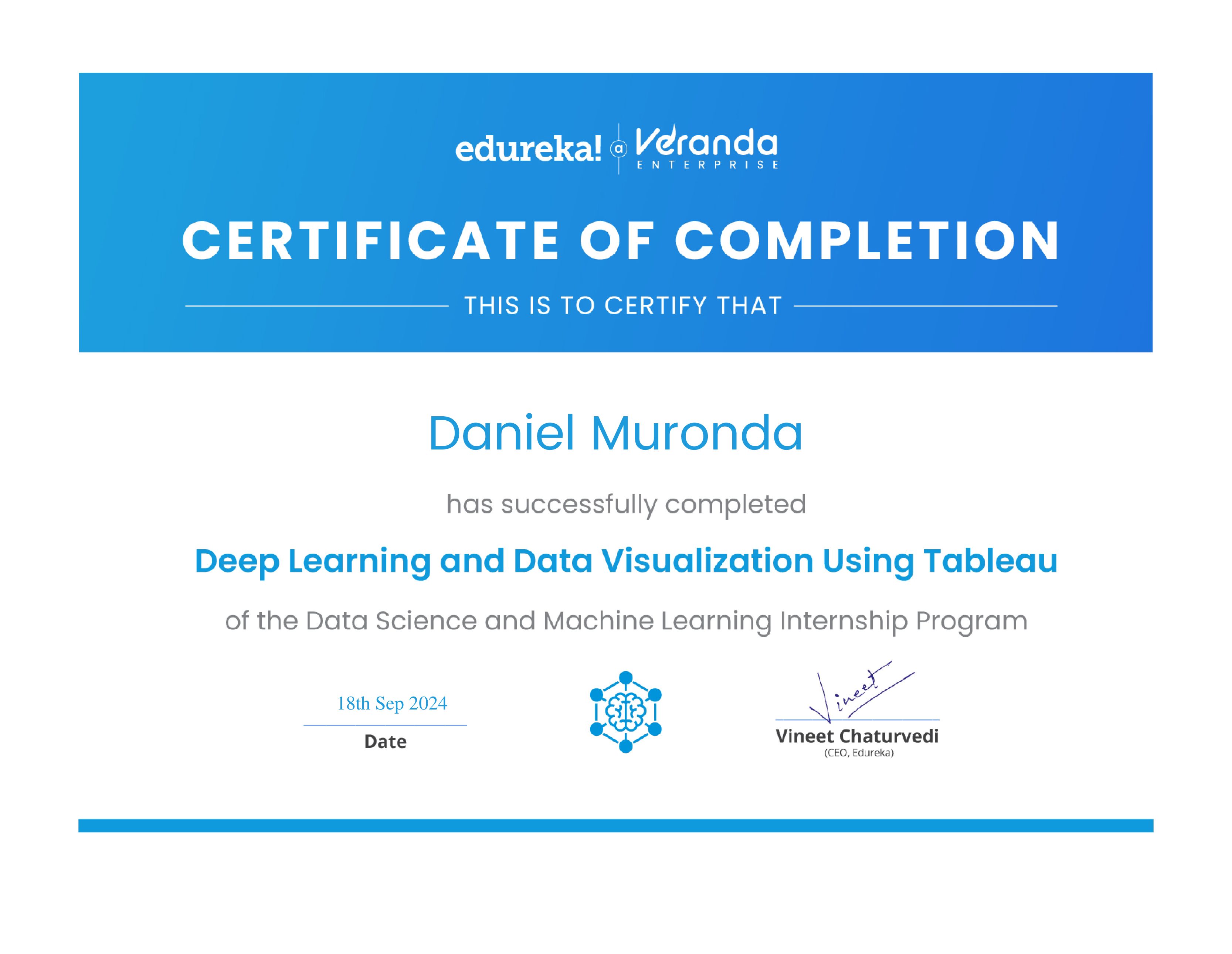 certificate!