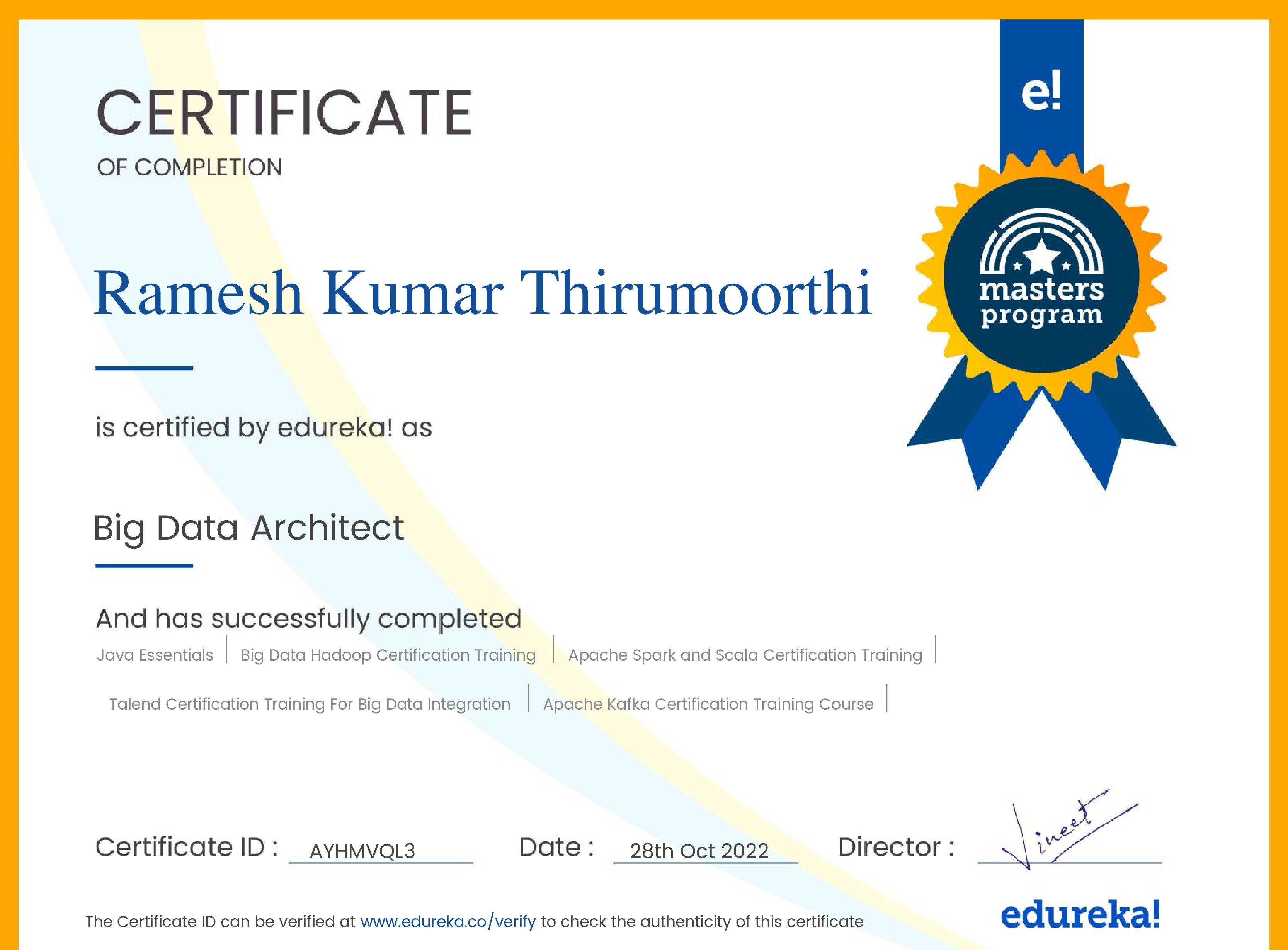 certificate!
