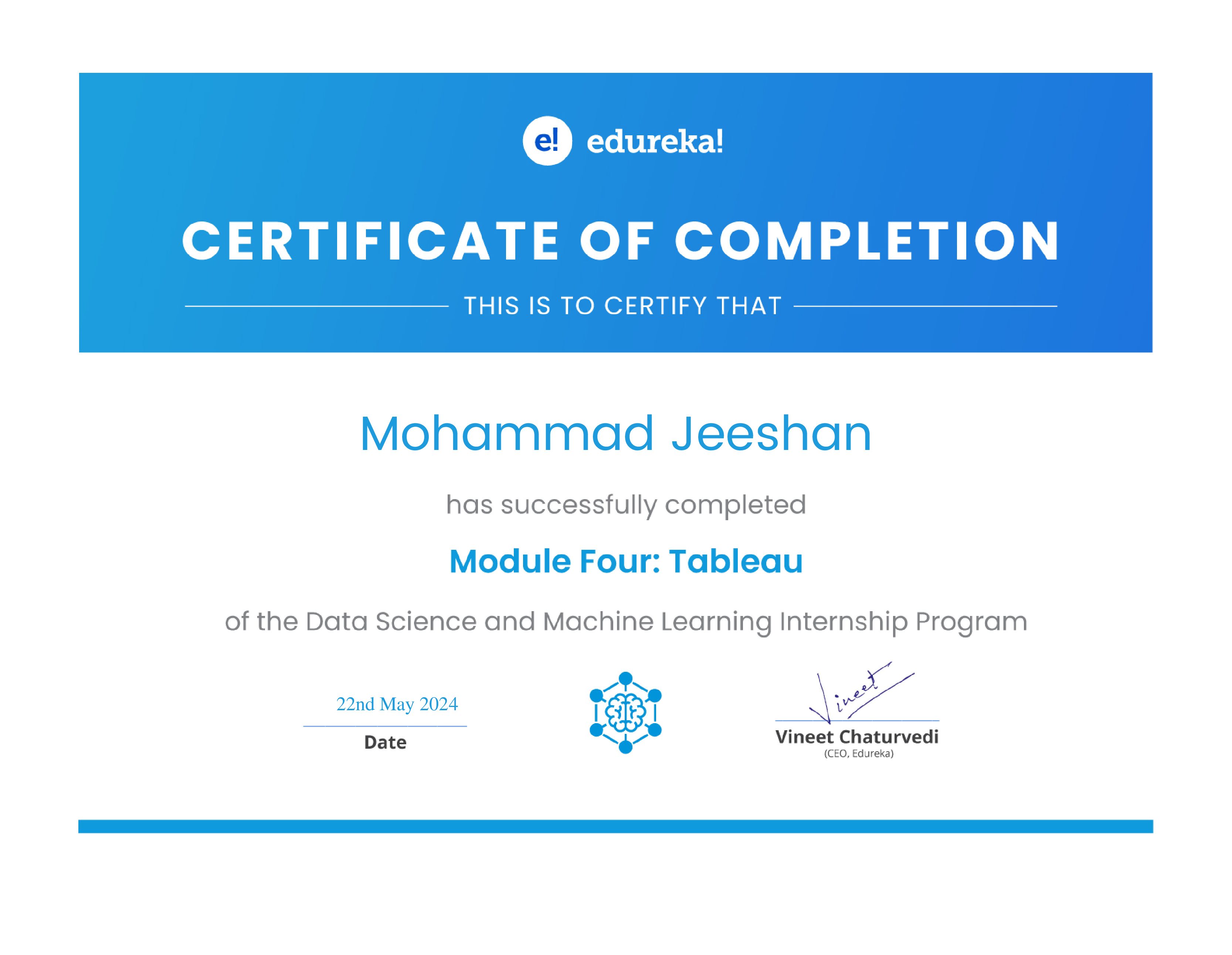 certificate!
