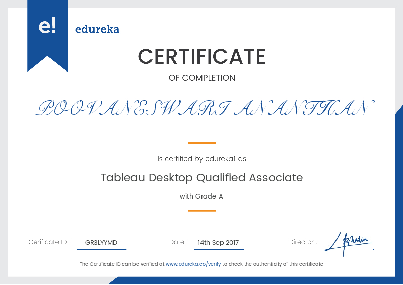 certificate!