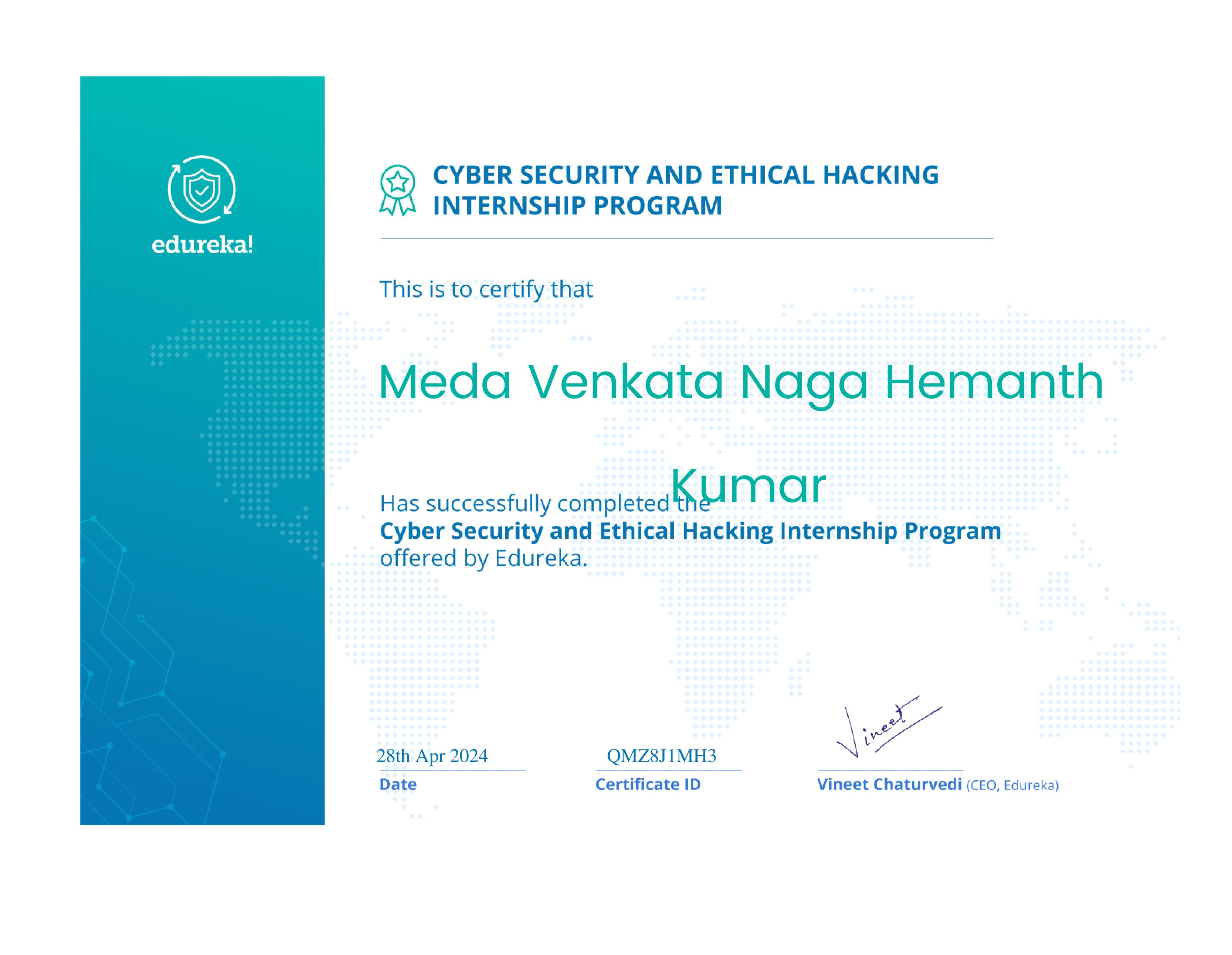 certificate!